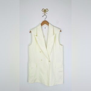 Solotre Vest Double Breasted Blazer for Women Italian size 42